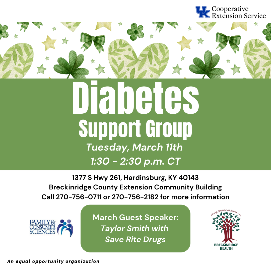 March Diabetes Support Group